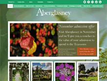 Tablet Screenshot of aberglasney.org